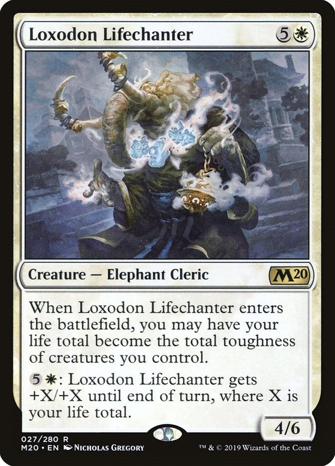 Image for Loxodon Lifechanter (27) (Core Set 2020) - Magic: The Gathering