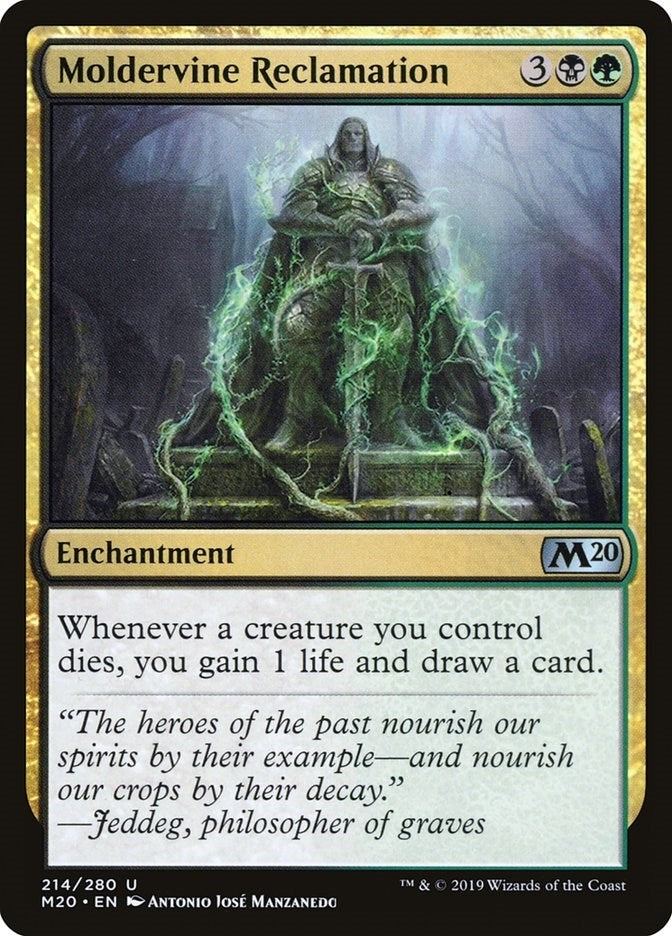 Image for Moldervine Reclamation (214) (Core Set 2020) - Magic: The Gathering