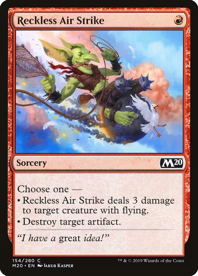 Reckless Air Strike (154) (Core Set 2020)