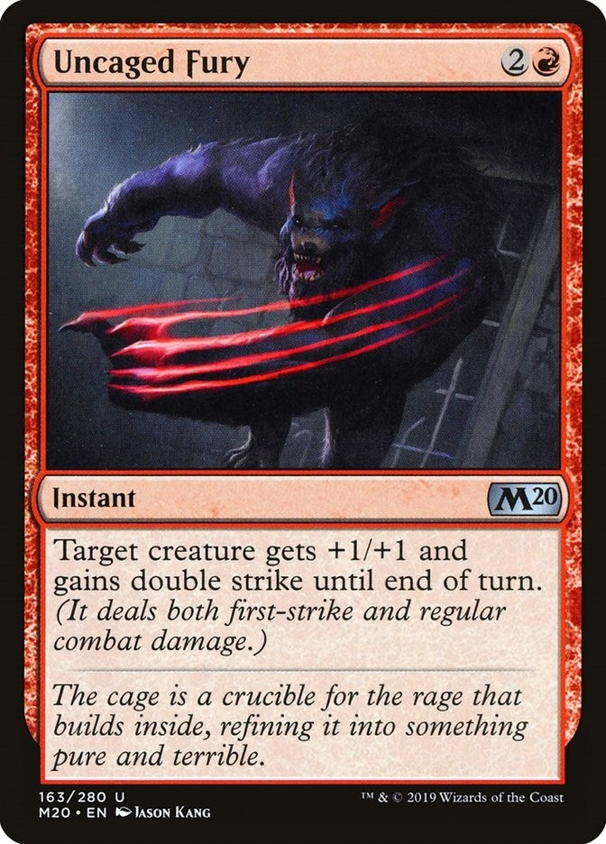 Uncaged Fury (163) (Core Set 2020)