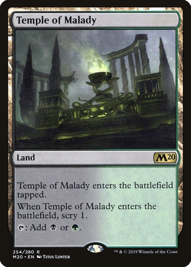 Temple of Malady (254) (Core Set 2020)