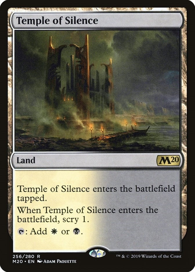 Image for Temple of Silence (256) (Core Set 2020) - Magic: The Gathering