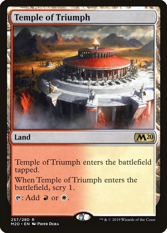 Temple of Triumph (257) (Core Set 2020)
