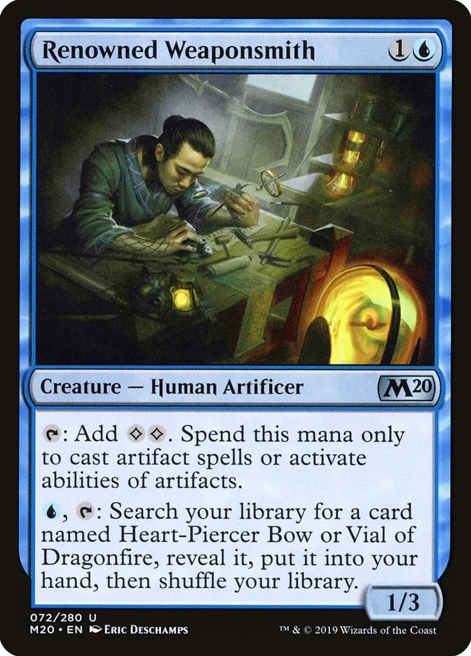 Renowned Weaponsmith (72) (Core Set 2020)