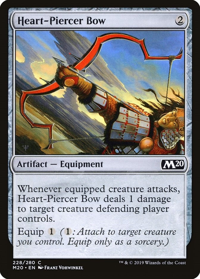 Image for Heart-Piercer Bow (228) (Core Set 2020) - Magic: The Gathering