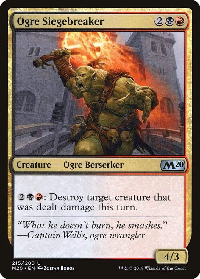Ogre Siegebreaker (215) (Core Set 2020)