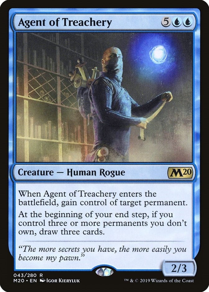 Image for Agent of Treachery (43) (Core Set 2020) - Magic: The Gathering