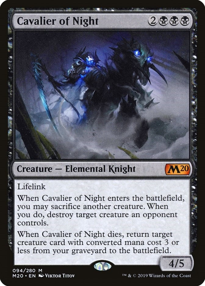 Cavalier of Night (94) (Core Set 2020)