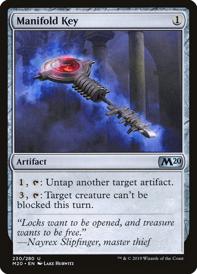 Image for Manifold Key (230) (Core Set 2020) - Magic: The Gathering