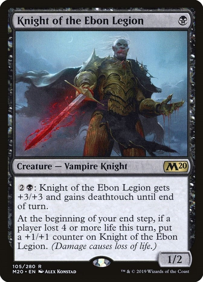 Knight of the Ebon Legion (105) (Core Set 2020)