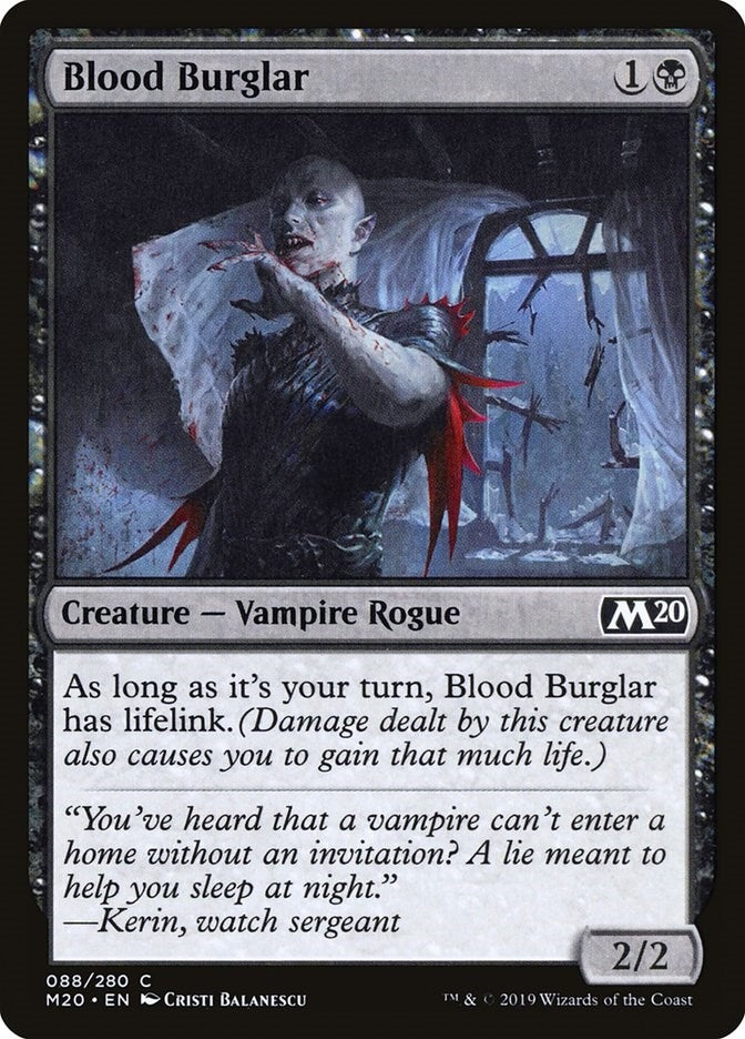 Image for Blood Burglar (88) (Core Set 2020) - Magic: The Gathering