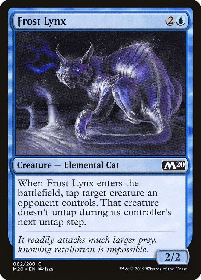 Image for Frost Lynx (62) (Core Set 2020) - Magic: The Gathering