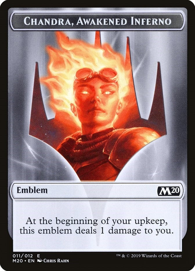 Emblem - Chandra, Awakened Inferno (11) (Core Set 2020)