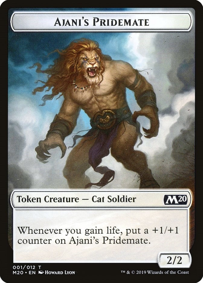 Image for Ajani's Pridemate Token (1) (Core Set 2020) - Magic: The Gathering