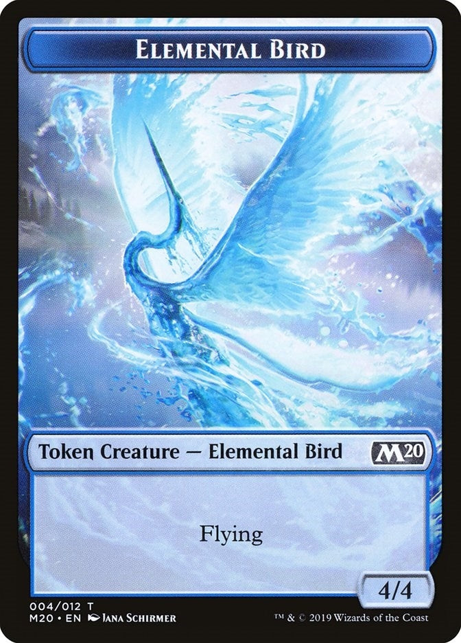 Image for Elemental Bird Token (4) (Core Set 2020) - Magic: The Gathering