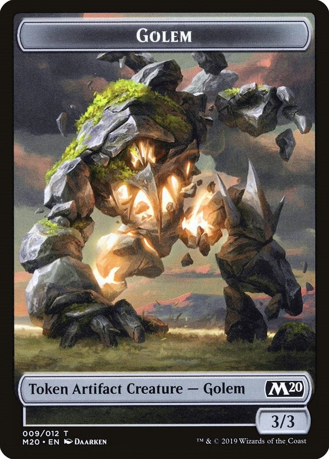 Image for Golem Token (9) (Core Set 2020) - Magic: The Gathering