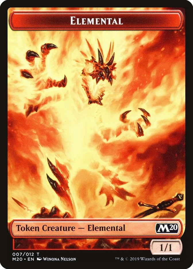 Image for Elemental Token (7) (Core Set 2020) - Magic: The Gathering