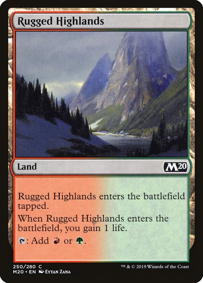 Rugged Highlands (250) (Core Set 2020)