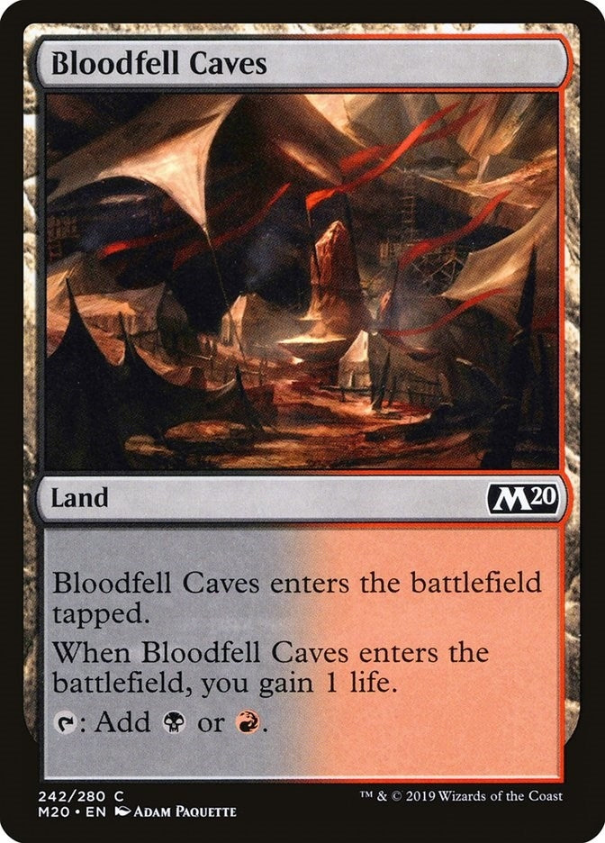 Bloodfell Caves (242) (Core Set 2020)