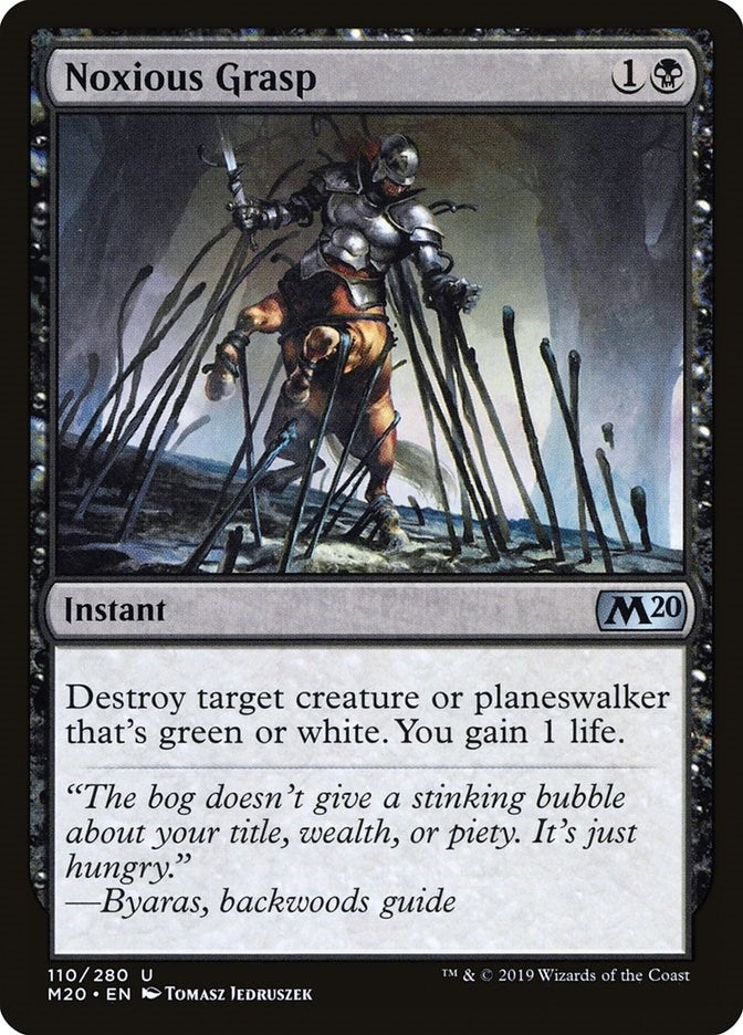Image for Noxious Grasp (110) (Core Set 2020) - Magic: The Gathering