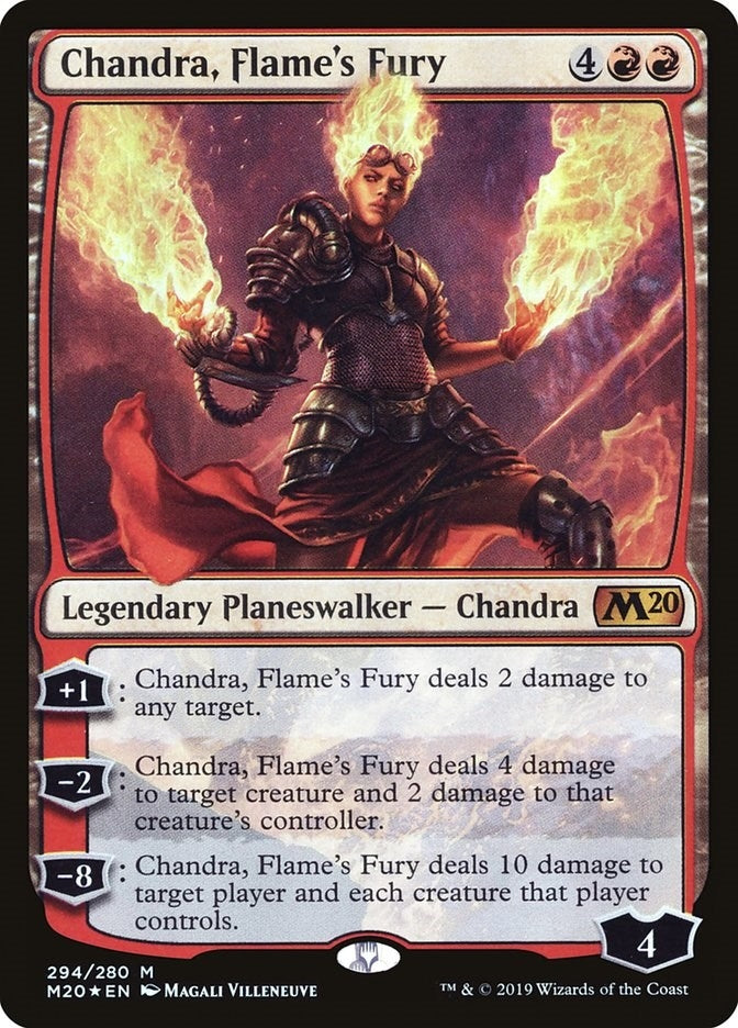Chandra, Flame's Fury (294) (Core Set 2020)