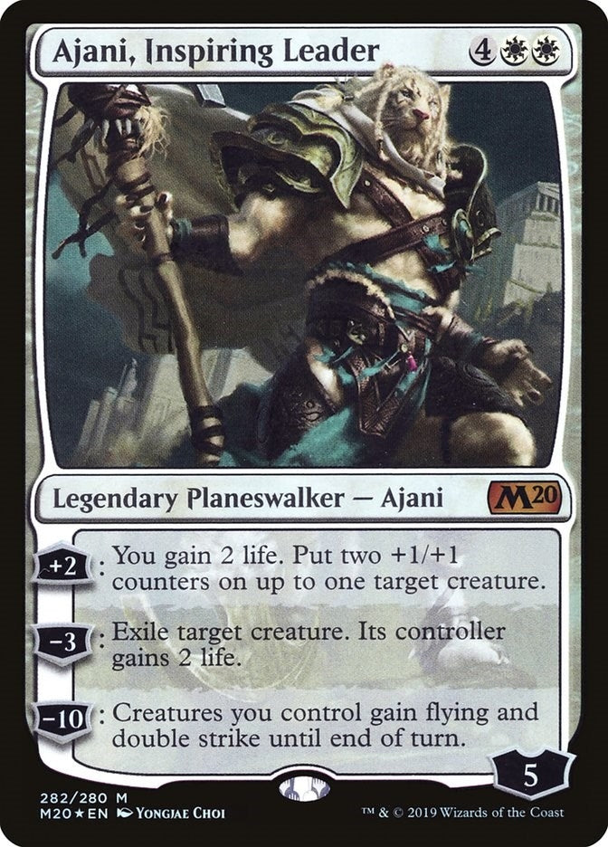 Ajani, Inspiring Leader (282) (Core Set 2020)