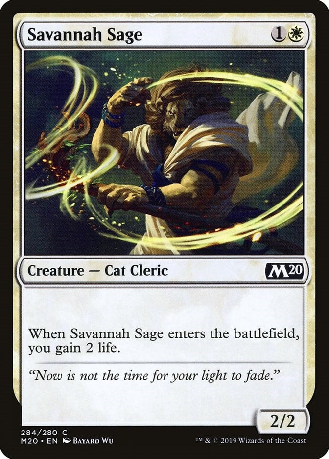 Image for Savannah Sage (284) (Core Set 2020) - Magic: The Gathering