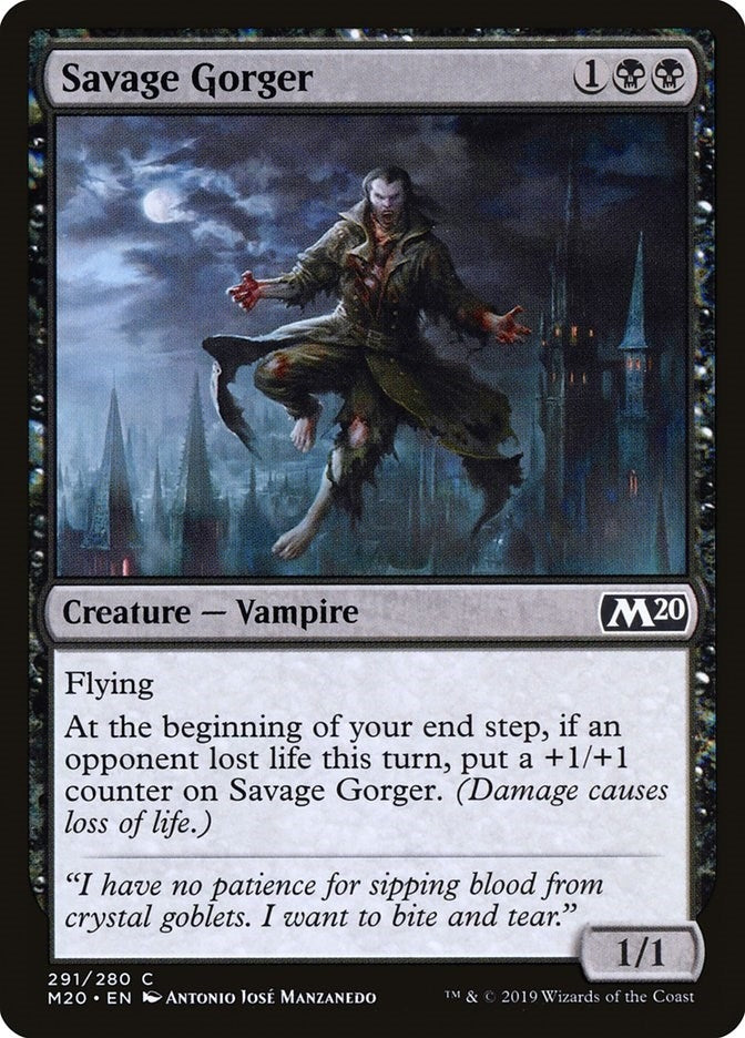 Savage Gorger (291) (Core Set 2020)
