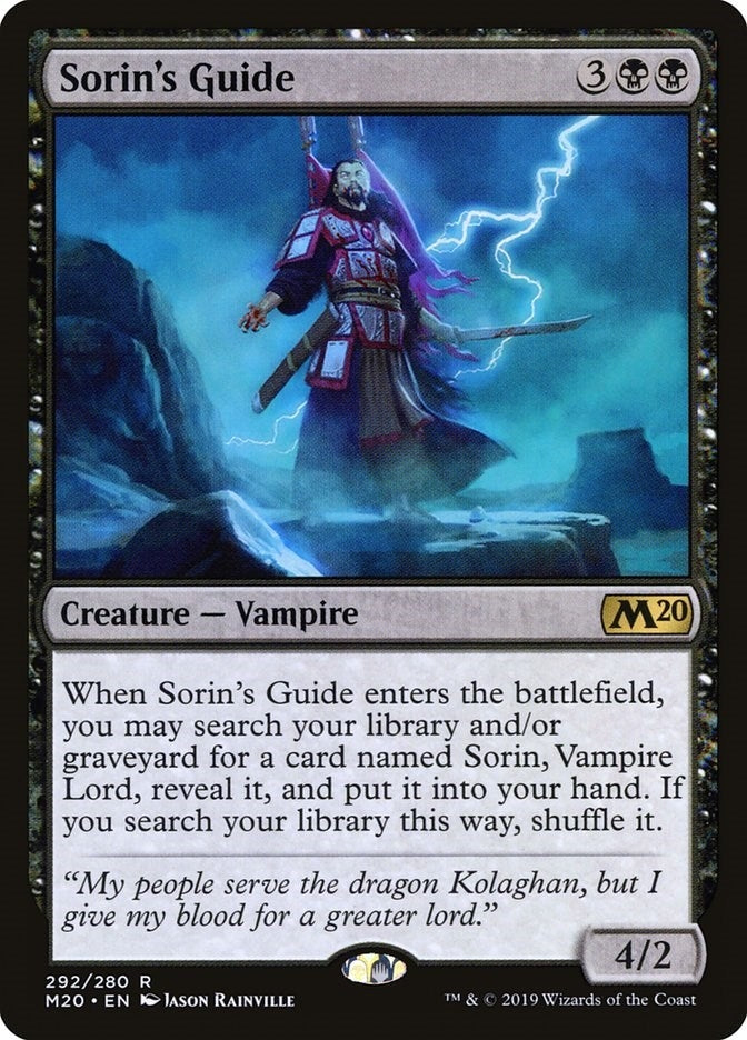 Image for Sorin's Guide (292) (Core Set 2020) - Magic: The Gathering