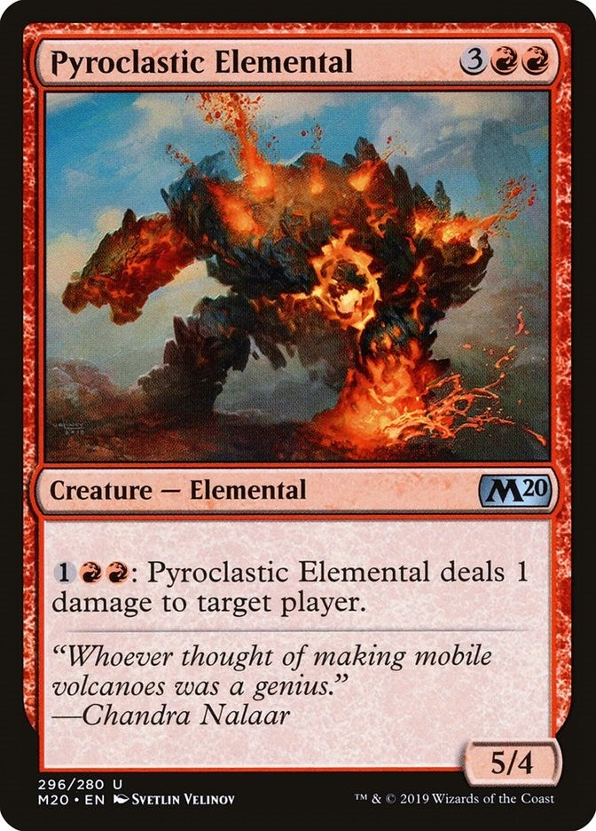 Image for Pyroclastic Elemental (296) (Core Set 2020) - Magic: The Gathering