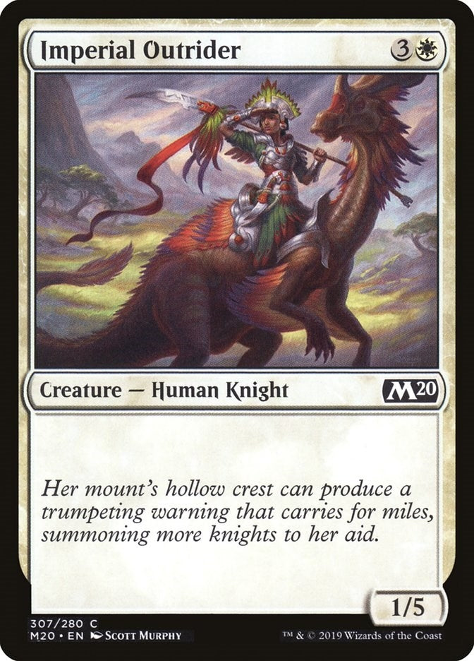 Image for Imperial Outrider (307) (Core Set 2020) - Magic: The Gathering