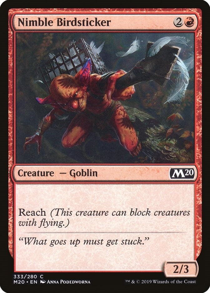 Nimble Birdsticker (333) (Core Set 2020)