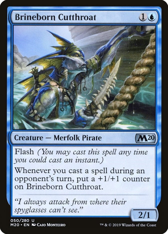 Image for Brineborn Cutthroat (50) (Core Set 2020) - Magic: The Gathering