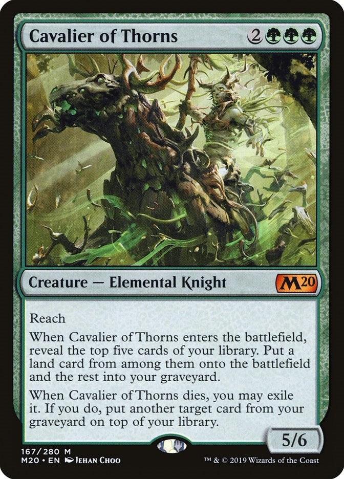 Cavalier of Thorns (167) (Core Set 2020)