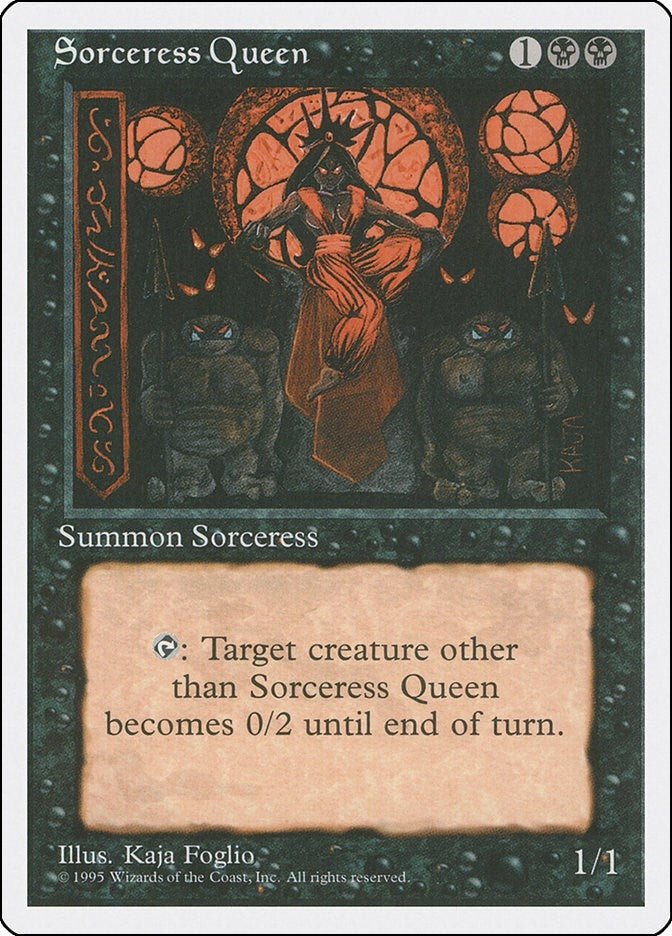 Image for Sorceress Queen (Fourth Edition) - Magic: The Gathering