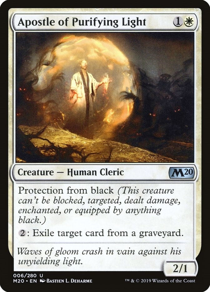 Image for Apostle of Purifying Light (6) (Core Set 2020) - Magic: The Gathering