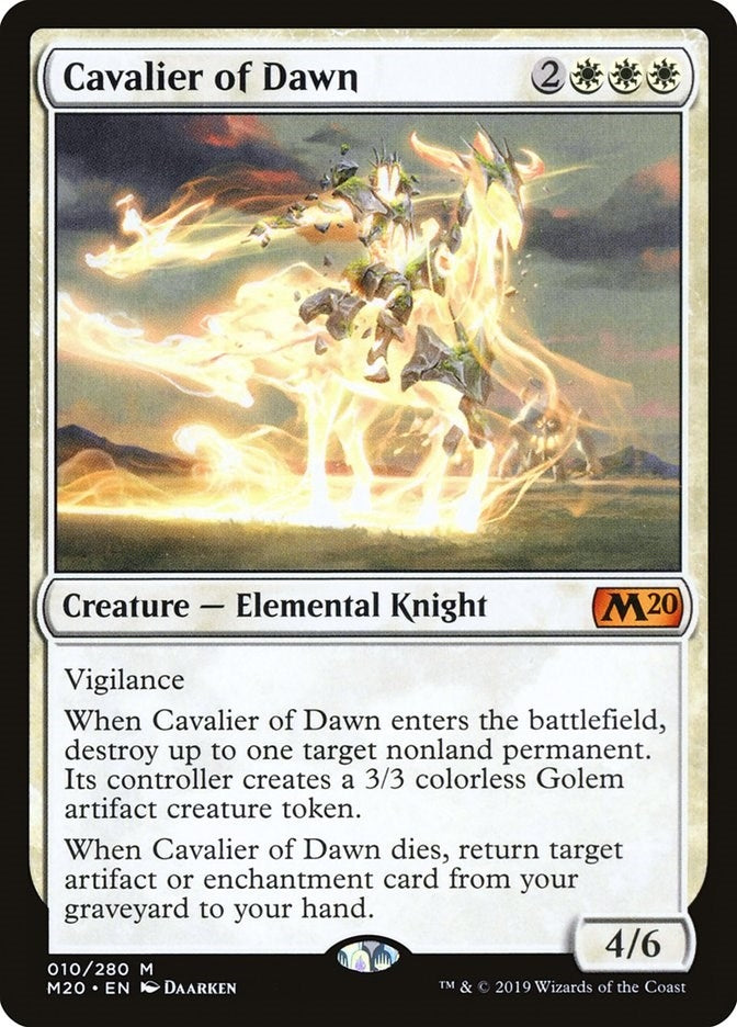 Cavalier of Dawn (10) (Core Set 2020)