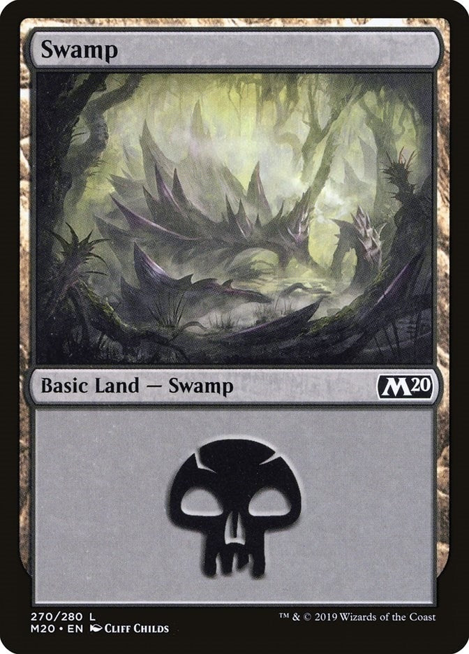Image for Swamp (270) (270) (Core Set 2020) - Magic: The Gathering