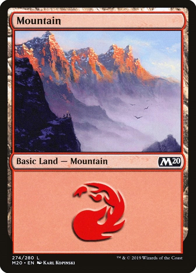 Image for Mountain (274) (274) (Core Set 2020) - Magic: The Gathering