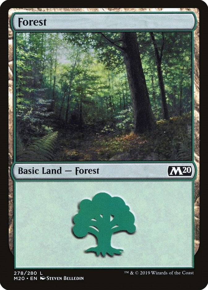 Forest (278) (278) (Core Set 2020)