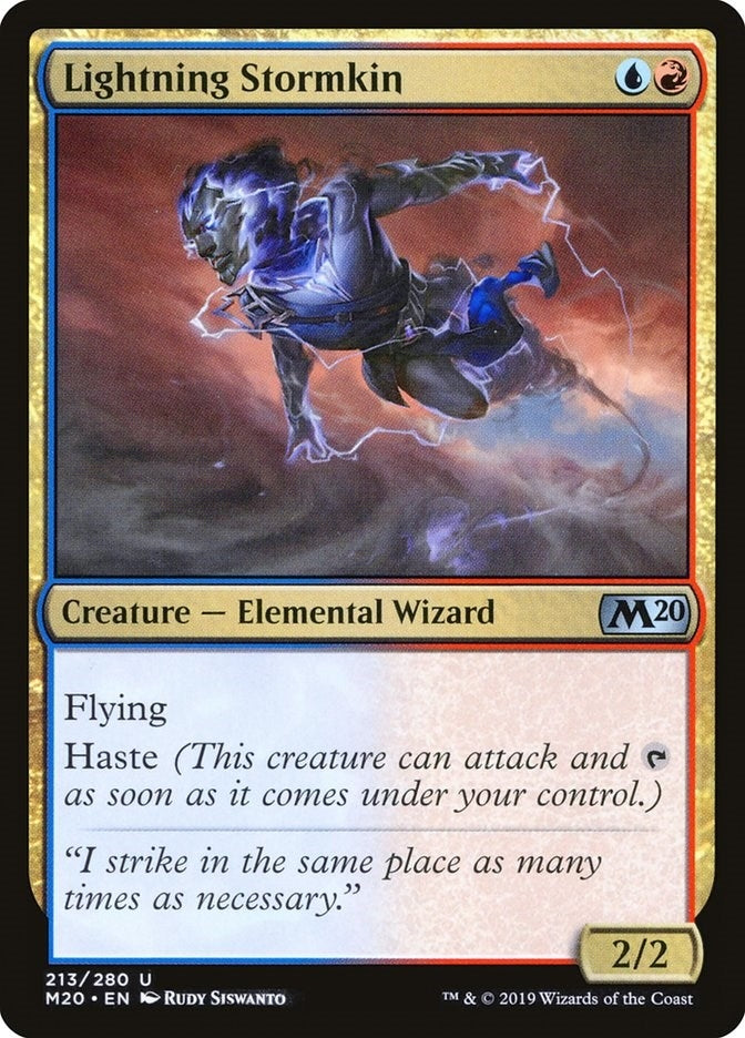 Lightning Stormkin (213) (Core Set 2020)