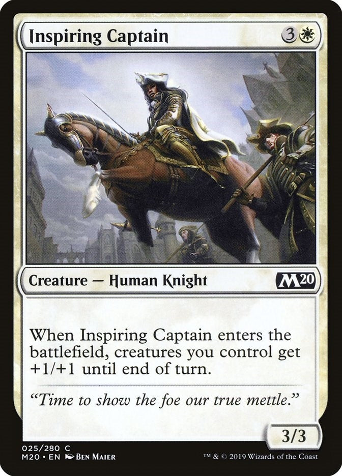 Inspiring Captain (25) (Core Set 2020)