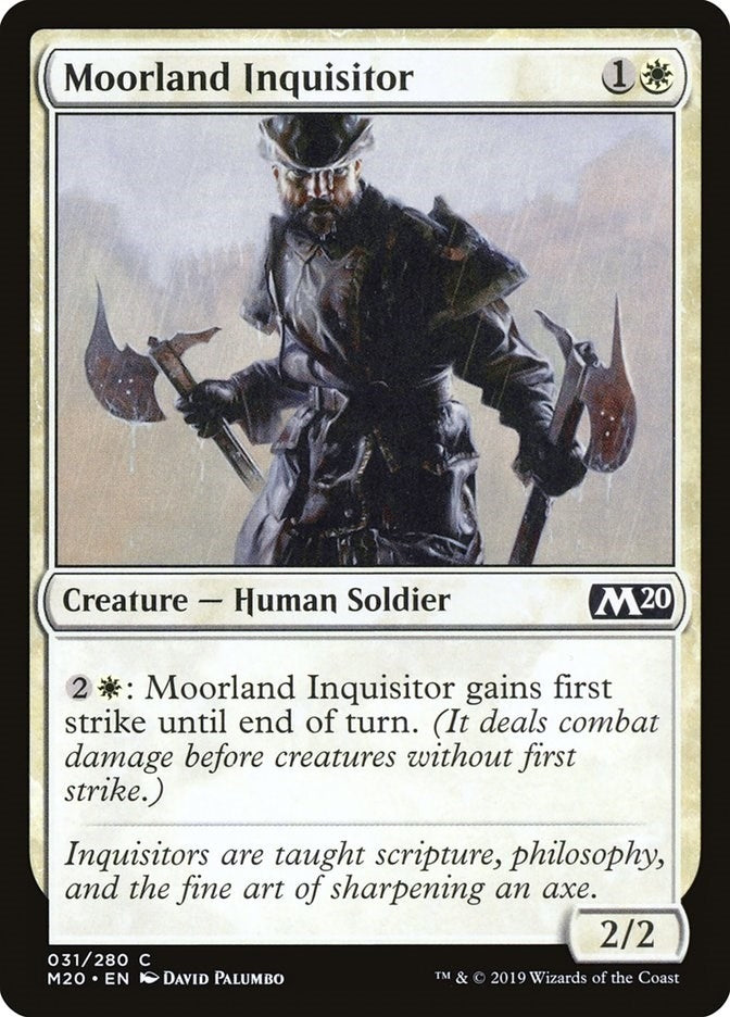Image for Moorland Inquisitor (31) (Core Set 2020) - Magic: The Gathering