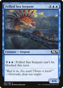 Frilled Sea Serpent (61) (Core Set 2020)