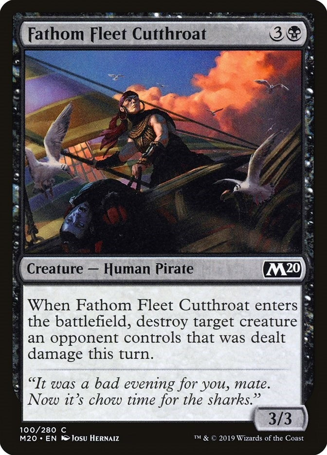 Fathom Fleet Cutthroat (100) (Core Set 2020)