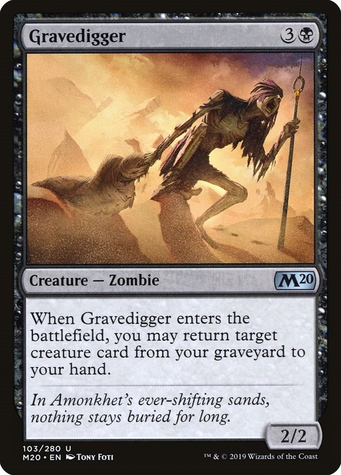 Gravedigger (103) (Core Set 2020)