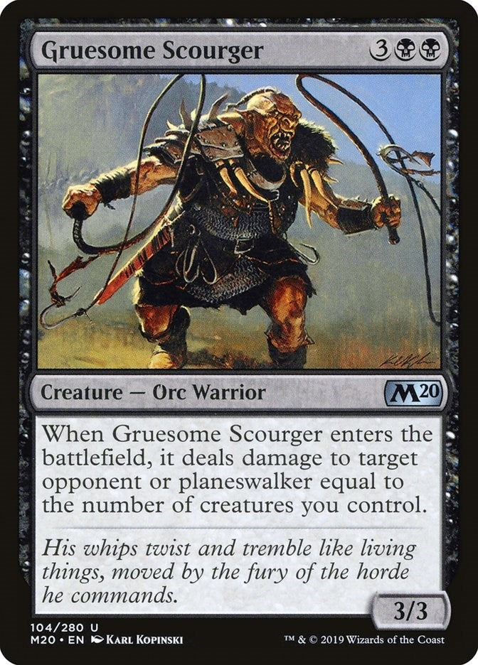 Gruesome Scourger (104) (Core Set 2020)