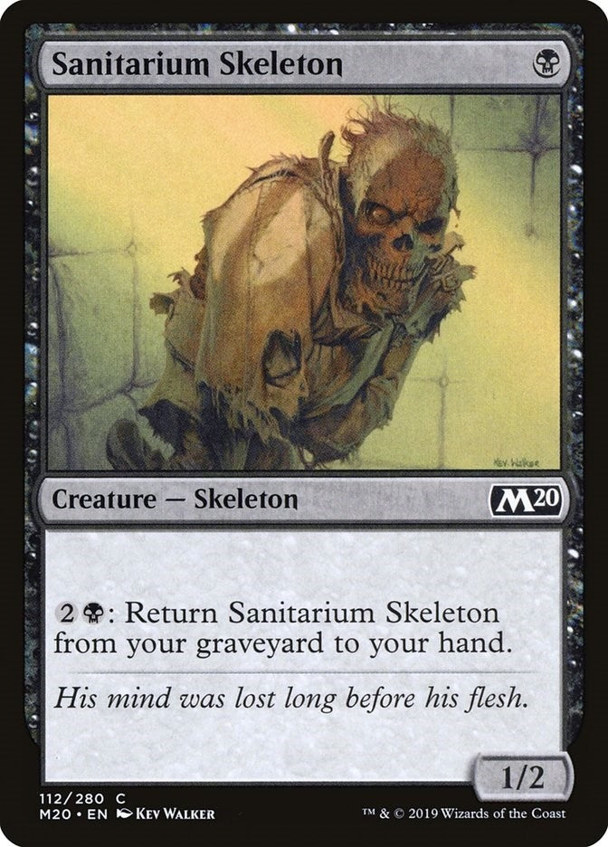 Sanitarium Skeleton (112) (Core Set 2020)