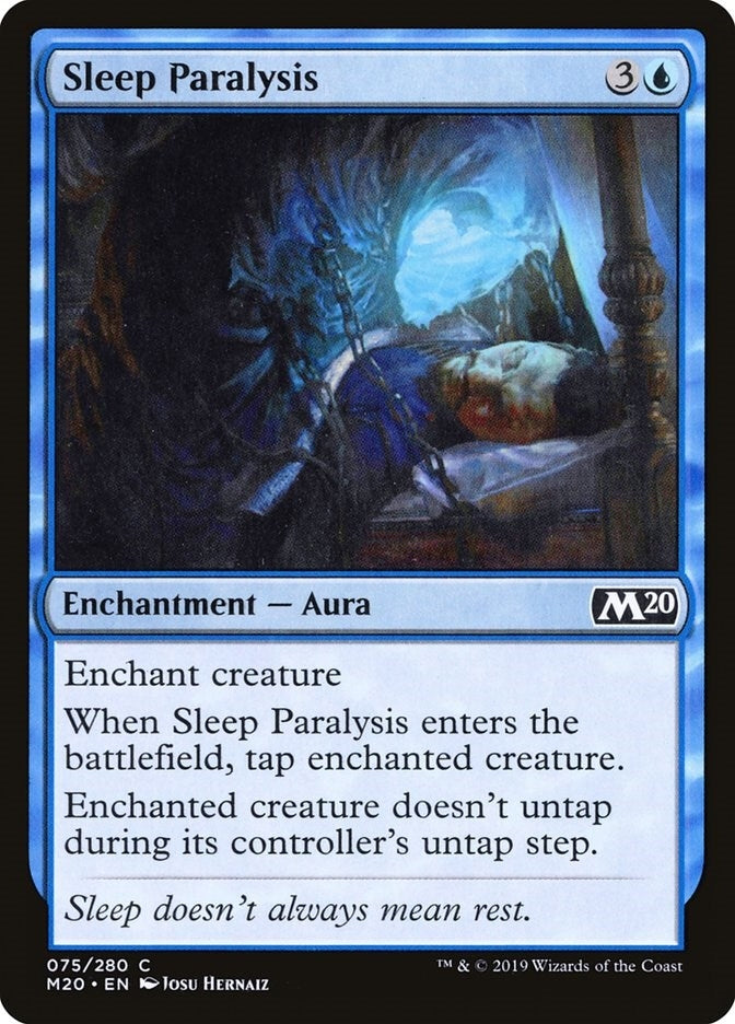 Image for Sleep Paralysis (75) (Core Set 2020) - Magic: The Gathering