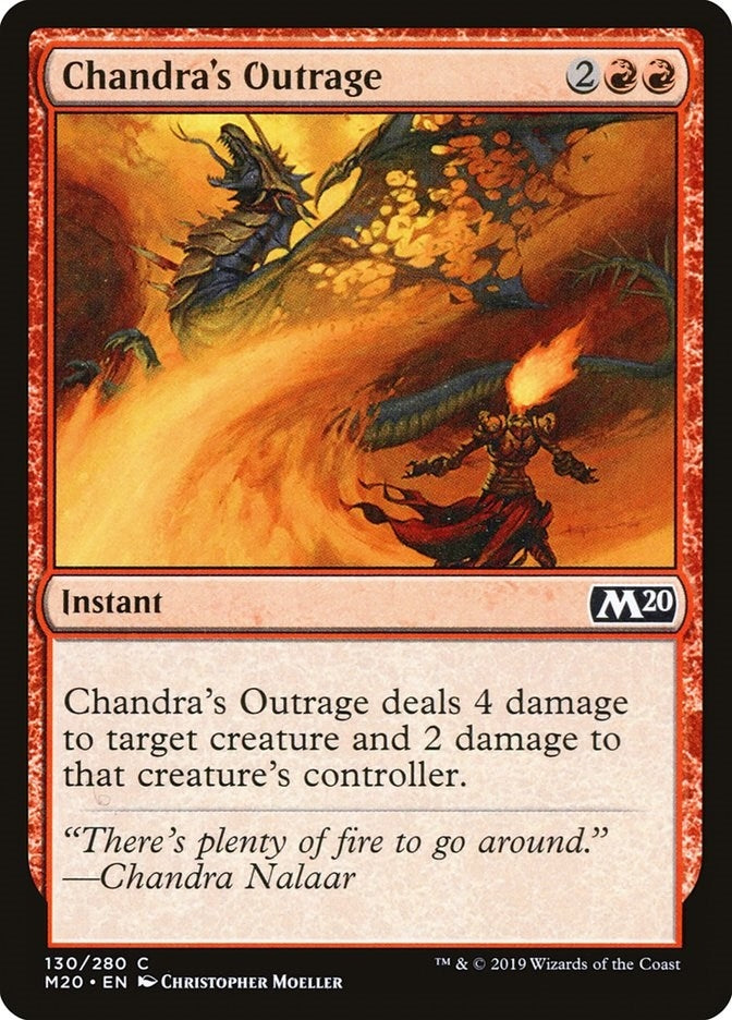 Chandra's Outrage (130) (Core Set 2020)